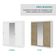 Guarda Roupa Casal 3 Portas 4 Gav Espelho Branco Carraro