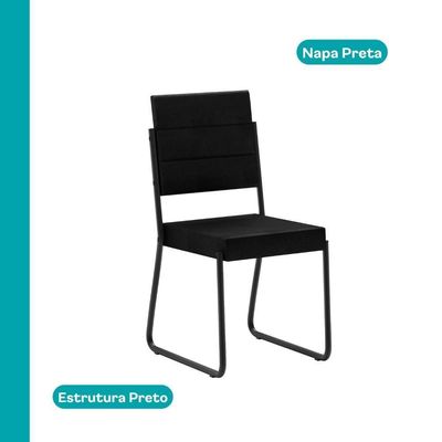 Conjunto Sala De Jantar 4 Cadeiras San Francisco Carraro Pto