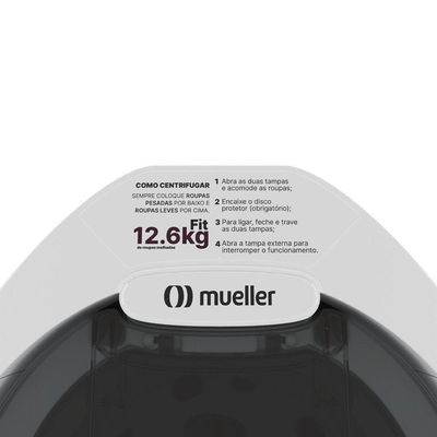 Centrifuga De Roupas Fit 12,6kg Mueller Branco 220V