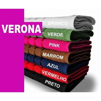 Jogo De Banho 4 Peças Coleção Verona Luxo Beka 100% Algodão Azul