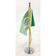 Mini Bandeira De Mesa Do Brasil 15 Cm Poliéster