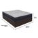 Cama Box Baú Marrom E Colchão Airtech 150 Espuma D45 Viúvo Ortobom