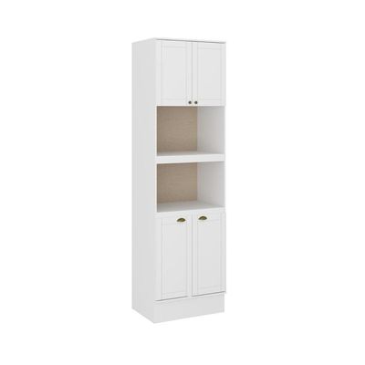 Torre Quente 2 Fornos Milla Branco Mdf 70cm Carraro