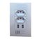 Tomada De Parede 2 Entrada Fonte 2 Usb 5v Smart House Casa Inteligente Carregador Celular 10a Bivolt