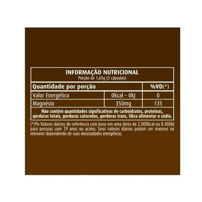 Magnésio Quelato 350mg (60 Caps) - Padrão: único
