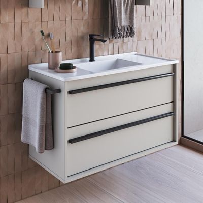 Gabinete De Banheiro Com Lavatorio 80cm Arenas Proddy Arenas