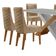 Mesa Sala De Jantar Carol 180cm E 6 Cadeiras Safira Moderna Turim / Off White / Imbuia