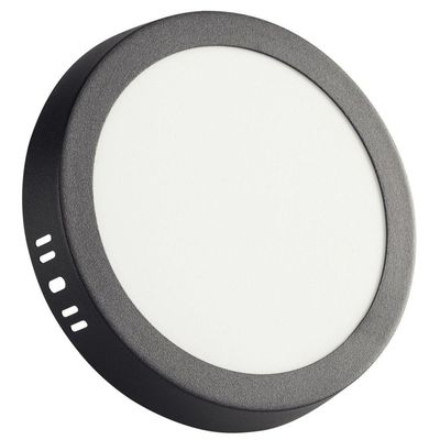 Plafon Fita Led Tramontina Redondo Sobrepor Preto 12w 4000k 840lm Luz Neutra Tramontina
