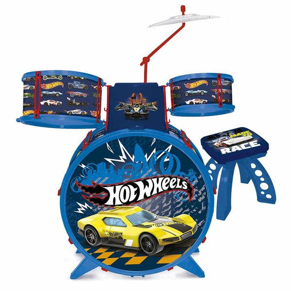 Bateria Infantil Hot Wheels Fun