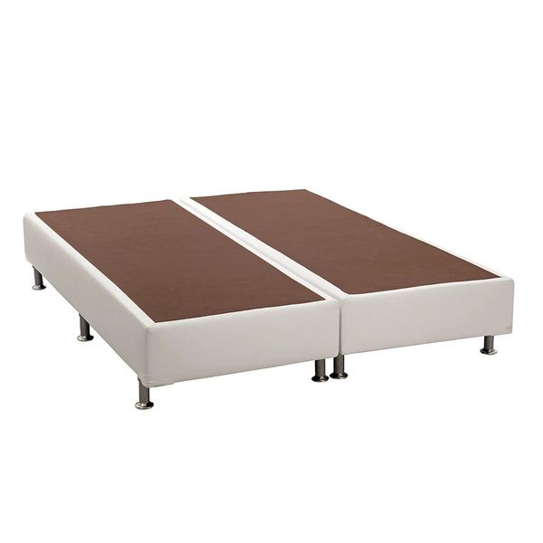 Base Ortobom Sommier Queen Branca 158x198x23cm