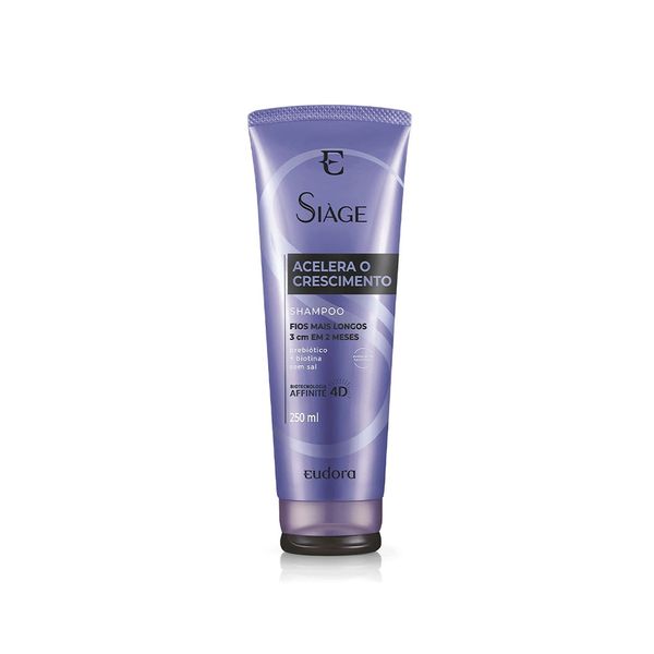 Shampoo Eudora Siage Acelera o Crescimento 250ml