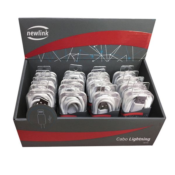 Cabo Lightning Newlink CB 105 em PVC Flexível - Item Sortido Cabo Lightning Newlink CB 105 em PVC Flexível - Item Sortido