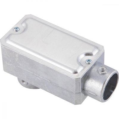 Condulete fixo 3/4" tipo "LB" - com tampa / sem rosca / sem pintura
