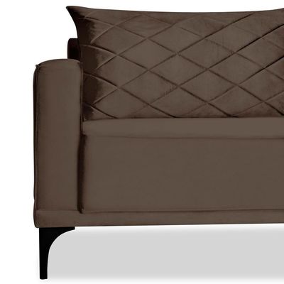 Sofa Living 2 Lugares Nori 180cm Veludo Deluxe 2231 Ezz 2231