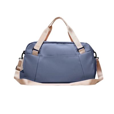 Bolsa Mala Grande Com Alça Academia Esportiva Porta Sapatos Gênero Azul Claro