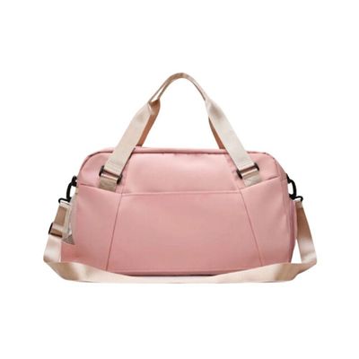 Bolsa Mala Grande Alça Academia Esportiva Viagem, Piscina Ideal Para Viagens, Porta Sapatos - Rosa