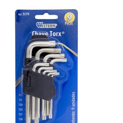 Jogo De Chaves Torx Curta C/ 9 Pecas