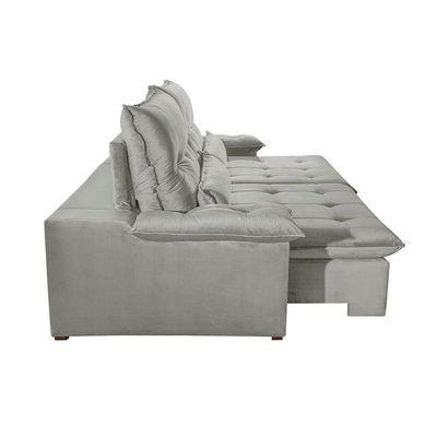 Sofá Nivus Linho 2 Módulos De 90cm B25cm Meu Sofá Online A230 Linho Cinza