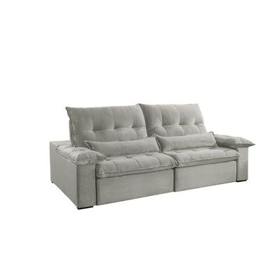 Sofá Nivus Linho 2 Módulos De 90cm B25cm Meu Sofá Online A230 Linho Cinza
