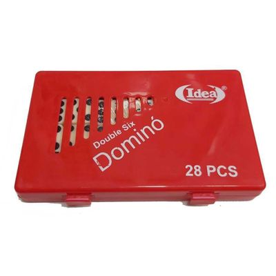 Jogo De Domino Profissional Com Estojo Rígido 28 Peças