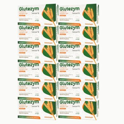 Glutezym 348.000 Display (12 Unidades De 06 Caps) - Padrão: único