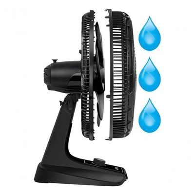 Ventilador Arno Turbo Force 2 Em 1 Mesa Diâmetro 40 Cm Material Das Pás Plá Preto VF42 127V