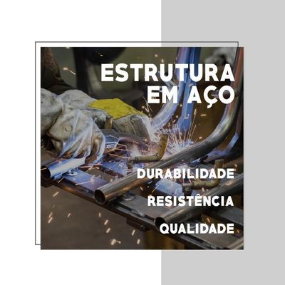 Conjunto 4 Banquetas Tubo Prata Napa Branca 105 Carraro