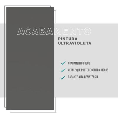 Balcão Gabinete De Pia Milla 2 Portas 3 Gavetas Nog-cinza 120cm Carraro
