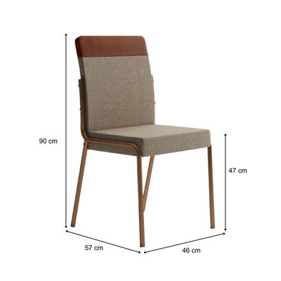 Conjunto Sala De Jantar Déli 4 Cadeiras Carraro