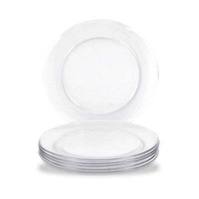 Jogo 10 Pratos Raso Gourmet Astral 26cm Marinex Santa Marina