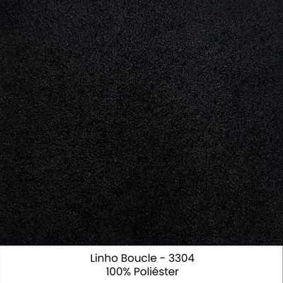 Sofa Jolie 3 Lugares 220cm Pes Boomerang Linho Boucle 3304 Ezz 3304