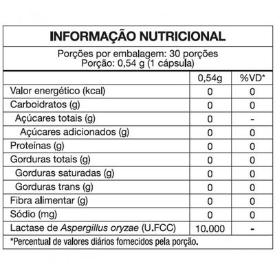 Deslac Flora - Lactase + Lactobacillus (30 Caps) - Padrão: único
