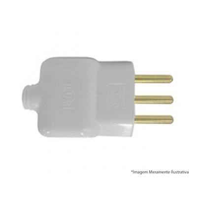 Pino Prensa Cabo Ilumi 2P+T Cz 10A 250V 14050Pct c/10pcs