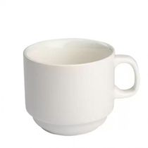 Conjunto 4 Xicaras Cha Sem Pires Empilhavel 200ml Porcelart