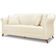 Sofa 3 Lugares Retro Polo 200cm Com Almofada Linho Perola Ezz Perola