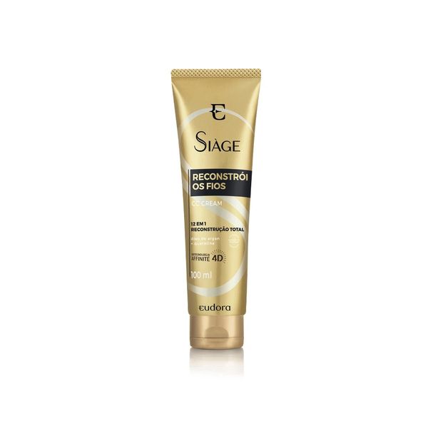 Cc Cream Eudora Siage Reconstrói os Fios 100ml