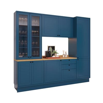 Cozinha Compacta Évora 10 PT Azul Órion