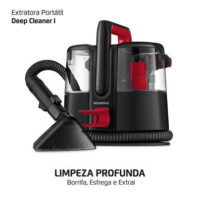 Extratora E Higienizadora Portátil Deep Cleaner I Mondial 1650W EXP-01-R 127V 60hz