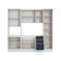 Cozinha Compacta Com Kit Forno Celeste Kappesberg 100% Mdf Branco/azul 240cm