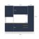 Cozinha Compacta Com Kit Forno Celeste Kappesberg 100% Mdf Branco/azul 240cm