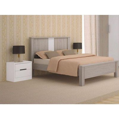 Mesa Cabeceira S822 C/ 2 Gavetas Polipropileno Branco - Kappesberg