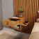 Cabeceira King Ripada Quarto Manila 2 Mesas Com Gaveta Nature Nature