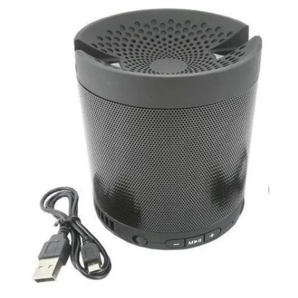 Caixa de Som Portátil Bluetooth 5.0 5W 5329 preta Caixa de Som Portátil Bluetooth 5.0 5W 5329 preta