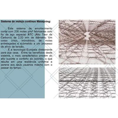Conjunto Box King: Colchão Molas Herval Maxspring Koln + Base CRC Suede Clean (193x203)