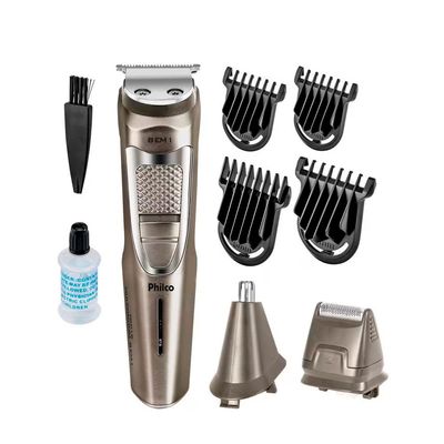 Aparador de Pelos Philco PAP16 Multigroom 8 em 1 Cinza / Bivolt