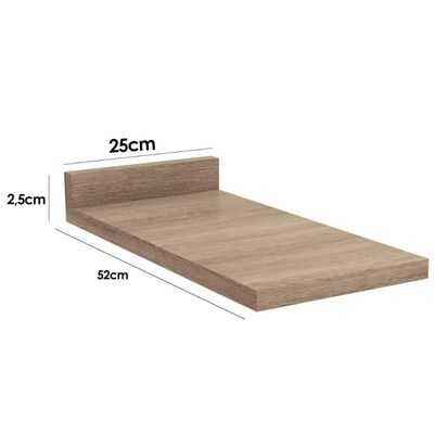 Módulo Cozinha Kappesberg Maxxi Tampo Para Balcão E617 25cm Nogal-kappesberg