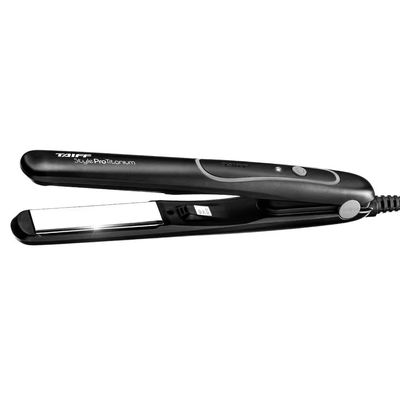 Prancha Taiff Style Pro Titanium 230°C com Cabo Giratório Preto com Prata / Bivolt