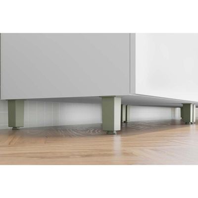 Módulo Cozinha Nesher Marquesa Paneleiro c/ 2 Portas e 2 Gavetas 70cm Branca - Nesher