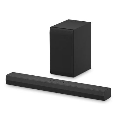 Soundbar LG S40T com 2.1 Canais, Dolby Digital, Sem Fios, Bluetooth 5.3, Entrada Óptica, HDMI e AI Sound Pro - 300W RMS Preto / Bivolt