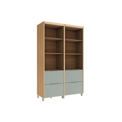 Armário Multiuso Lavanderia Marquesa c/ 4 Portas e 4 Gavetas 140cm Branca - Nesher